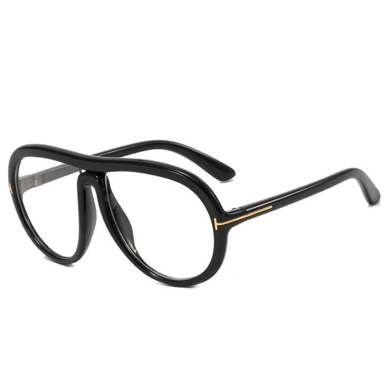 Occhiali di lusso di design a forma di rospo per donna uomo stile vintage anti luce blu UV400 montatura moda