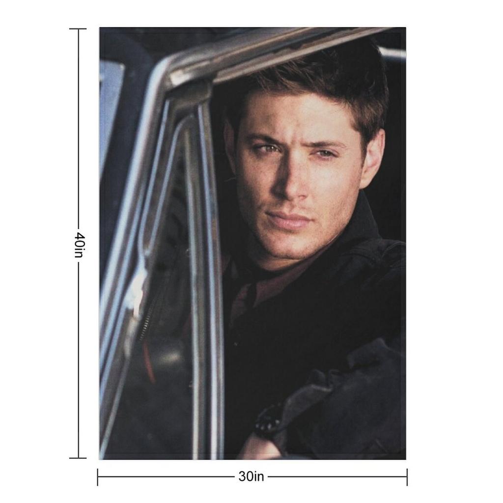 jensen ackles Throw Blanket Flannel Fabric for babies For Baby manga Blankets
