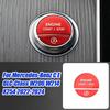 Car Interior Engine One Start Stop Key Button Sticker For Mercedes-Benz C E GLC-Class W206 W214 X254 -2024