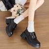 Fashion Women's Loafers Chunky Heels Shoes for Women Fashion Retro Mary Jane Shoes 2025 New Women High Heels Luxury Zapatillas De Mujer