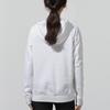Nike Sportswear Essential Logo Print Knit Hoodie Pullover Women Tops Gray BV4127-051