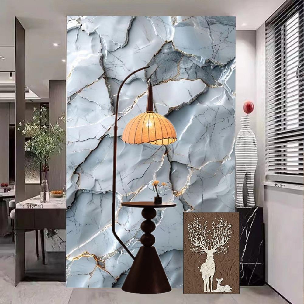 Oil Proof PVC Wallpaper Marble Contact Paper New Wall Stickers  Bathroom Kitchen