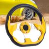 320mm12.5in Car Sport Steering Wheel with Horn Button Aluminum PVC Universal Accessory