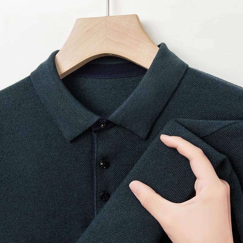 

Men s Solid Knit Polo Sweater M