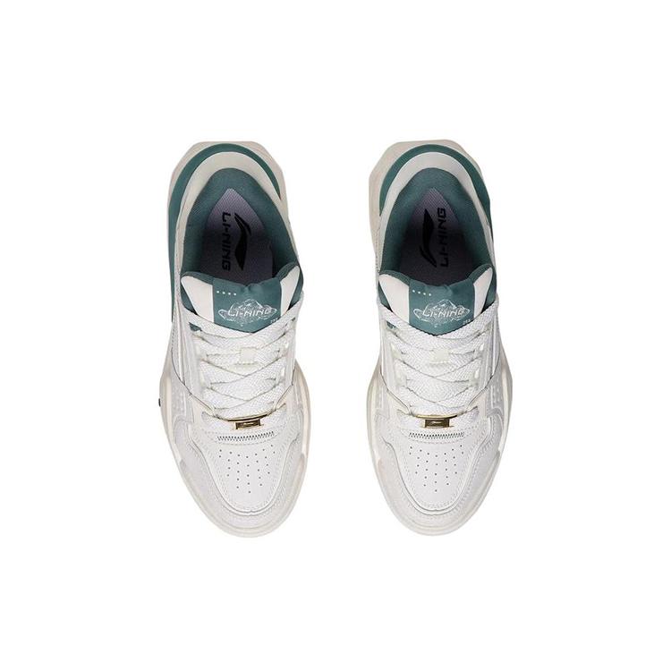 Li Ning Ginseng & Starlight Canchun Synthetic Leather Comfortable And Trendy Slip Resistant Abrasion Resistant Low top AGCS245-5
