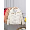 Women's Short Lightweight Down Jacket - Autumn/Winter Stand Collar, Loose Fit