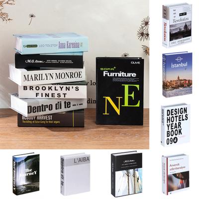 Libro finto leggero, resistente alla pressione artistica, decorativo