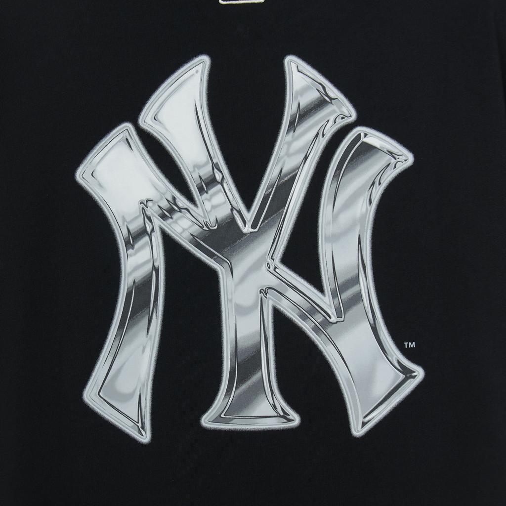 New MLB New York Yankees Basic Collection SS25 T Shirt Unisex Black 3ATSB6353-50BKS