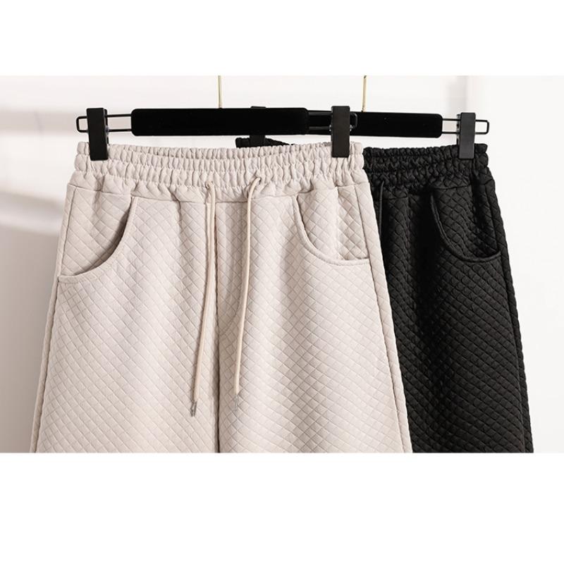 DIMANAF 2025 Herbst Winter Übergröße Damen Hose Damen Lange Hose Übergroß Locker Lässig Unterteile Dick