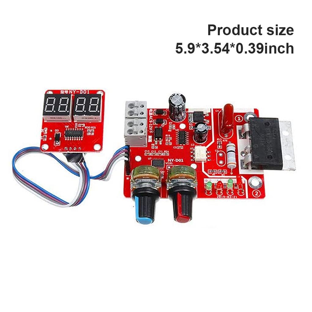 Digital Welder Machine Controller Replacement Single Pulse Ammeter Welding Control Panel Circuit Board DIY Spare Parts
