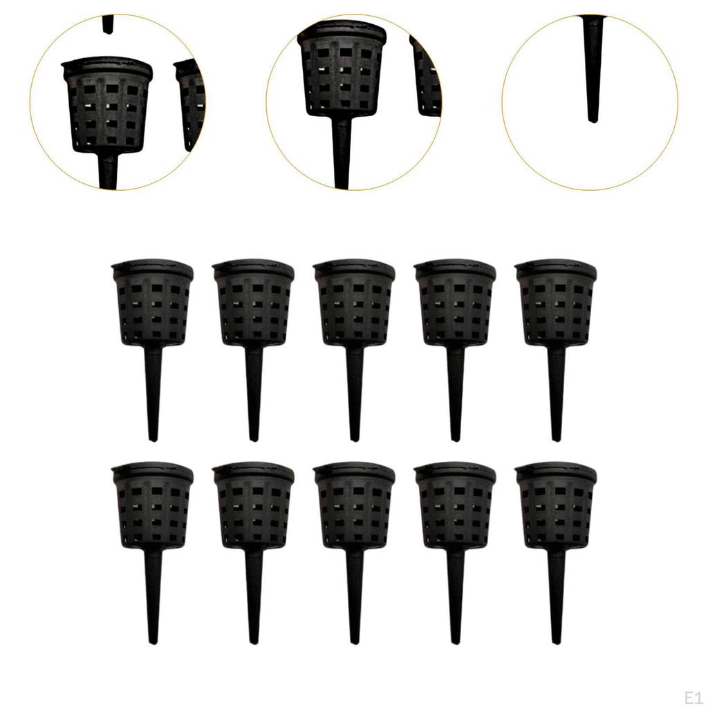 10x Koszyk na nawóz Pudełko Bonsai z pokrywką Przenośny pojemnik do doniczkowych roślin pokojowych