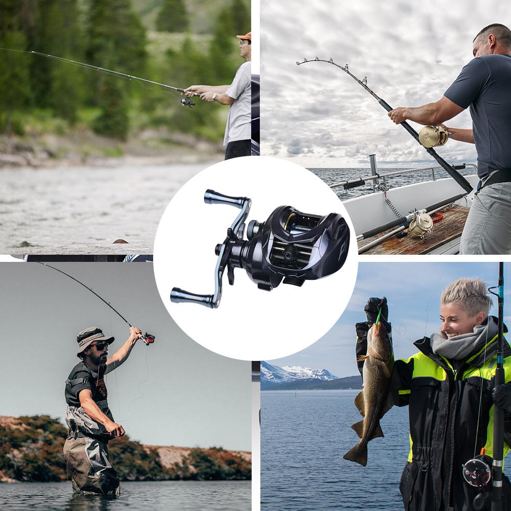 Baitcasting Fishing Reel Magnetic Brake System High Speed Fishing Reel Right Left Hand Casting Reel for Fresh Saltwater