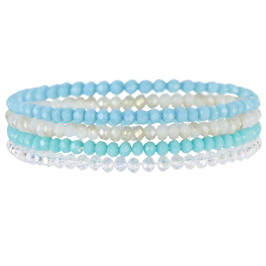 Multilayer Crystal Bead Bracelet for Women Elegant Styles Fashion Jewelry Accessory Special Gifts for Trendy Ladies