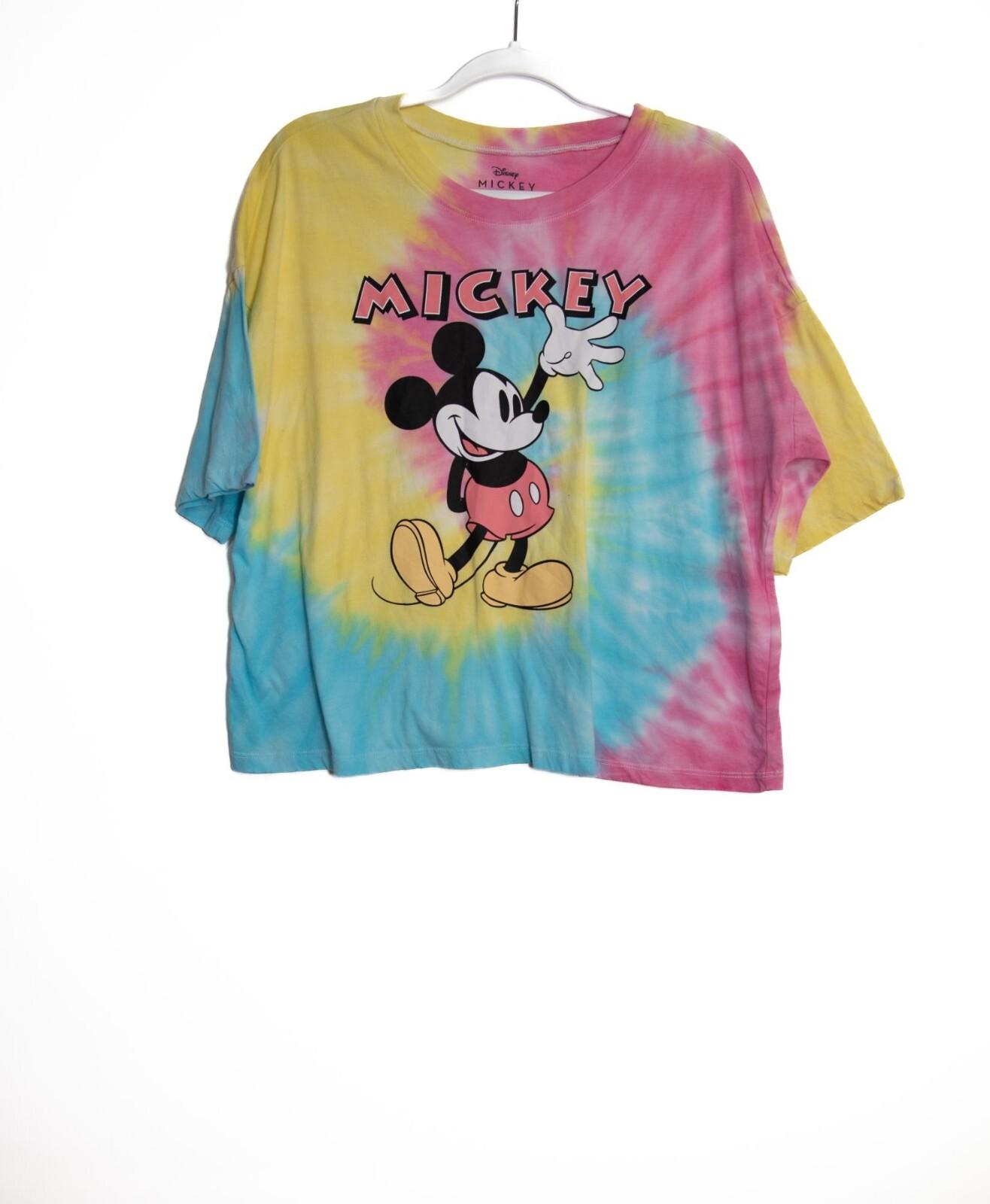 Disney Mickey Tie-Dye Short Sleeve T-Shirt Size L XXXL
