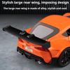 1:22 Scale Supra Z4 Car Model Toy Doors Opened Sound Light Pull Back Miniature Supercar Models Toys Home Decor Decoration