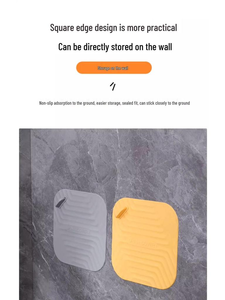 Bathroom Floor Drain Silicone Deodorizer: Odor-Proof, Insect-Proof, and Anti-Backflow Pad