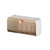 Transparent Cotton Pad Storage Box Plastic Jewelry Storage Shelf Cotton Swab Box  Bathroom