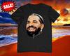 New Drake Signature T-Shirt Heavy Cotton Black Full Size Unisex TR617