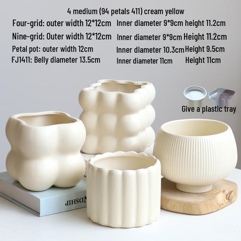 

Nordic Minimalist Ceramic Flower Pots