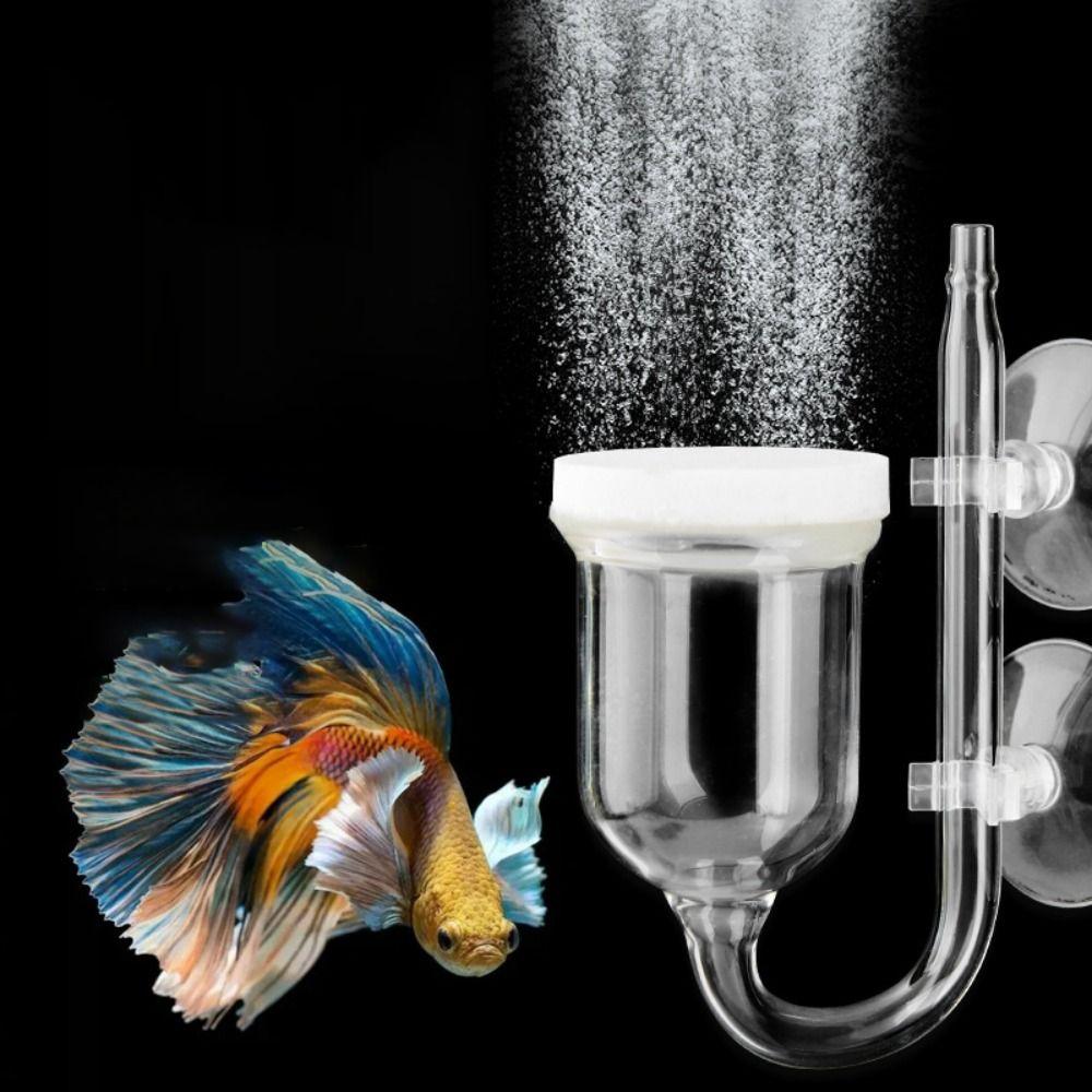Efficient Oxygenating Transparent CO2 Diffuser Purifier Aquarium Atomizer  Aquarium Use