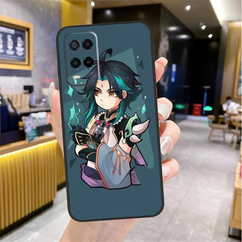 Genshin Impact Xiao Case For Oppo A96 A76 A16 A17 A18 A60 A80 A40 A38 A58 A78 A98 A94 A74 A54 A15 A57 A77 A5 Pro