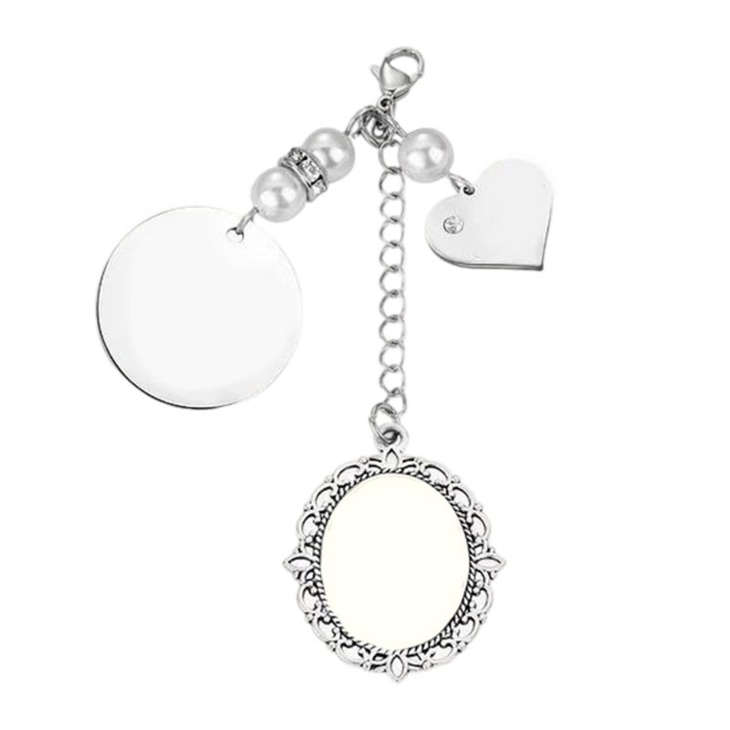 Bridal Lacy Memorial Pendant with Glass Photo Frame Bouquet Photo Frame Pendant for Wedding Bouquet Custom Decoration