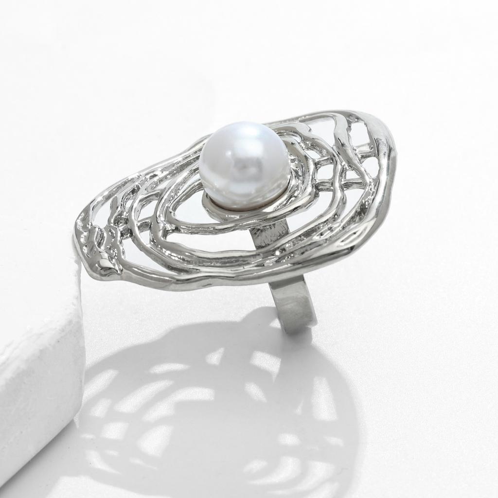 Metal Texture Smooth Water Drop Hug Bracelet Trend Spring Open Bracelet Jewelry