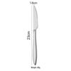 Gold-Plated 410 Stainless Steel 5-Piece Western Cutlery Set - Knife, Fork, Dessert Spoon