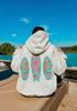 2026 Women's European & American Style Drop Shoulder Hoodie - Long Sleeve Printed Sweatshirt