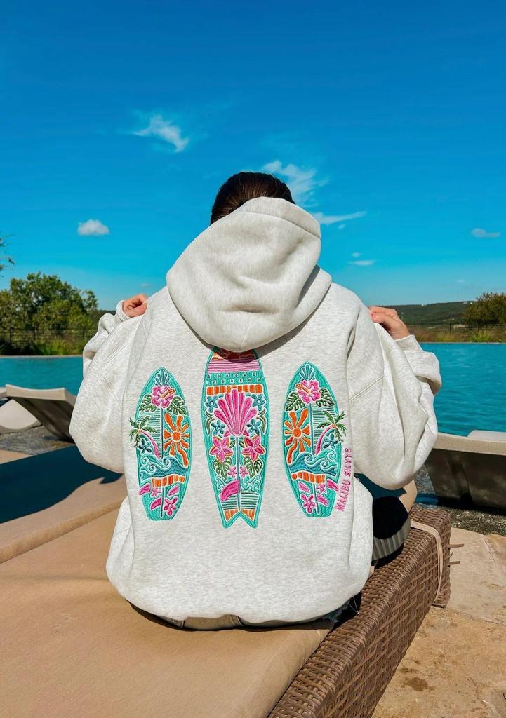 2026 Women's European & American Style Drop Shoulder Hoodie - Long Sleeve Printed Sweatshirt