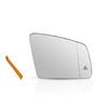 For Mercedes C-Class W204 2010-2014 Passenger Heated Mirror Glass W/ Blind Spot