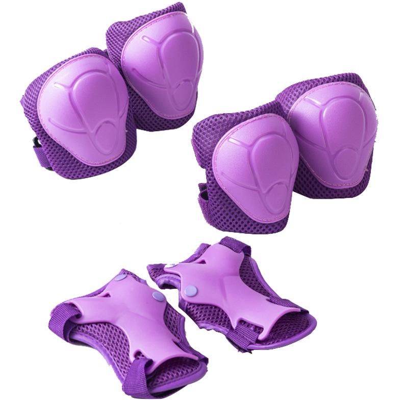 

Children s protective gear 6-piece set, knee pads, elbow pads, palm pads, balance car, skates, roller skateboard protective gear set S #: Average size 10-20kg