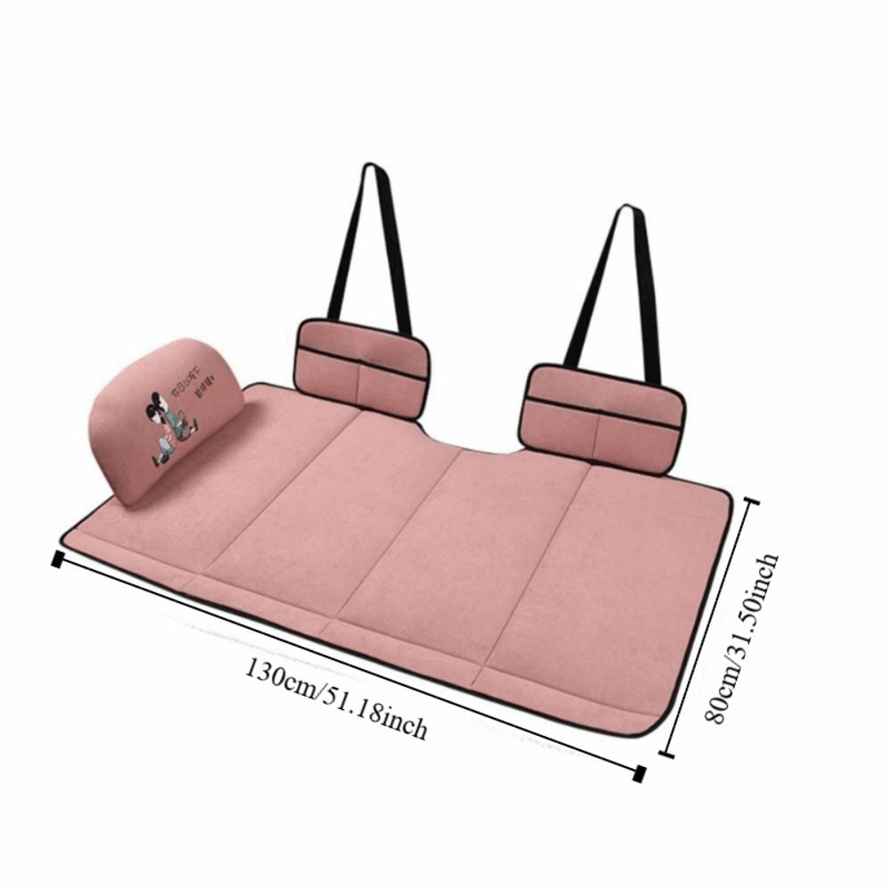 Comfortable Sleeping Back Seat Extender Foldable Design Rear Sleeping Mattress  Car Travel