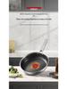 Kangbahe Honeycomb Non-Stick 304 Stainless Steel Frying Pan - Double-Sided for Pancakes & Steaks