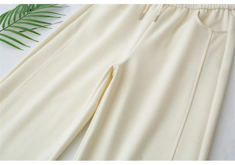 Plus Size Women's High Waist Slimming Casual Pants - Spring 2026 Curved Straight Leg