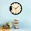 Woodpecker Style Wall Clock Silent Wooden Clock  Home Living Room