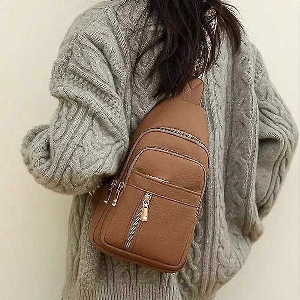Relevantk Crossbody Bag,Wbougisay Crossbody Bag,Anti-Theft Solid Color Crossbody