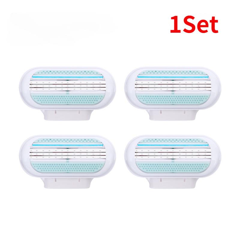 4-20Pcs Shaving Blades For Women Safety Sharpener razor For Razor Blade 3-Layer Replacement Head For Beauty Hair Removal Blades