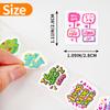 500 Photos/roll In English Graffiti Roll Stickers Inspirational Phrases Children's Learning Materials Personalized Creative Roll Stickers