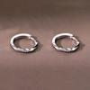 Minimalist Mobius Micro Pave Earrings For Women Niche Luxury Light Huggie Hoops Elegant Simple Studs
