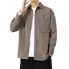 Spring and autumn new men's long-sleeved shirts, men's trendy loose casual versatile shirts, jackets and coats for men