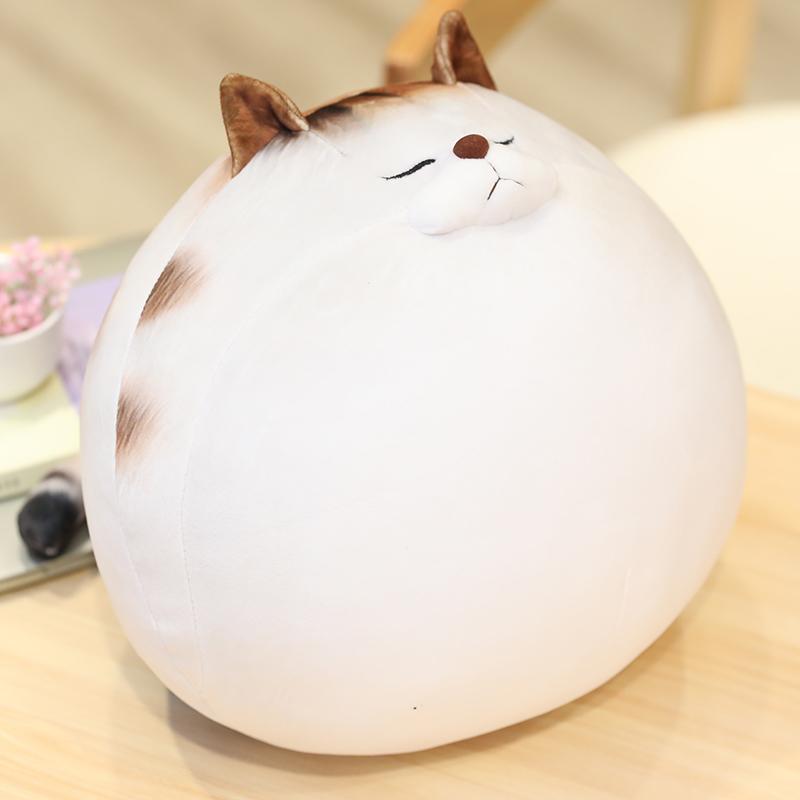 

Non-Toxic Cute Fat Cats Plush Toys Stuffed Animal Cats Doll Soft Pillow Seat Cushion Gift For Kids Children Baby 30cm
