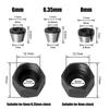 6mm/ 6.35mm/ 8mm Trimmer Collet Adapter Milling Cutter Chuck Trimming Clamp Adapter Router Collet Chuck Replacement Accessories