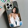Fashion Eiza Gonzalez Jelly Double layer White Mobile Phone Case for iPhone 17 16 15 14 13 12 11 Air Pro Max Plus Protective