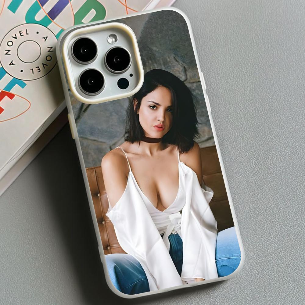Fashion Eiza Gonzalez Jelly Double layer White Mobile Phone Case for iPhone 17 16 15 14 13 12 11 Air Pro Max Plus Protective