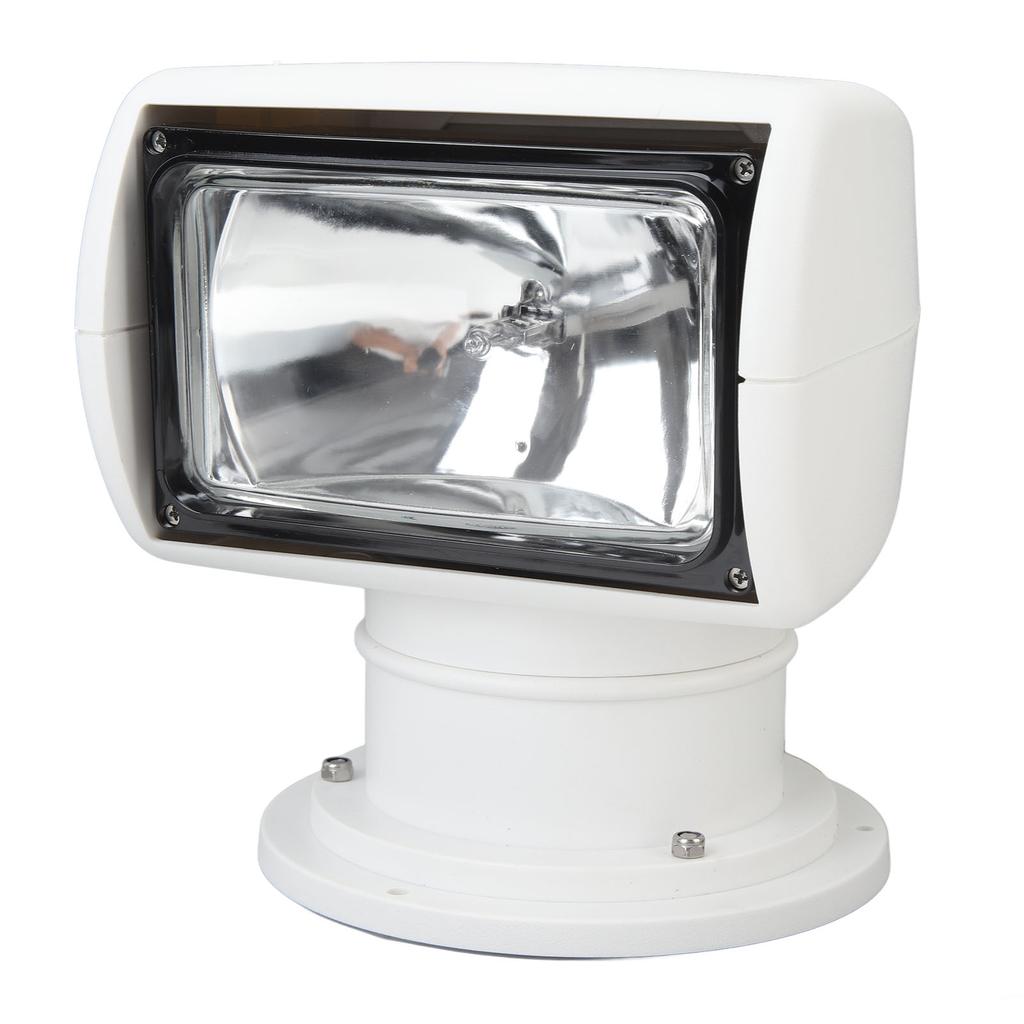 100W Marine Spotlight 360 Degrees  Rotate IP67 Waterproof Portable Halogen Remote Control Searchlight for Yachts