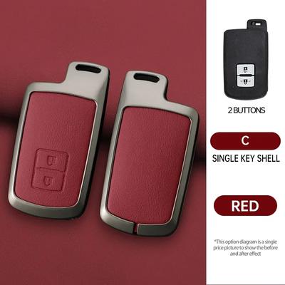Alloy Car Remote Key Case Cover Shell For Toyota Corolla Camry Rav4 Highlander Auris Chr Avalon Land Cruiser Holder Fob Keyless