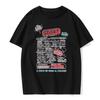 Summer Men's Tops with Fun Text Print Round Neck Fashion Casual Summer Cotton Comfortable T-shirt Men's Short Sleeves