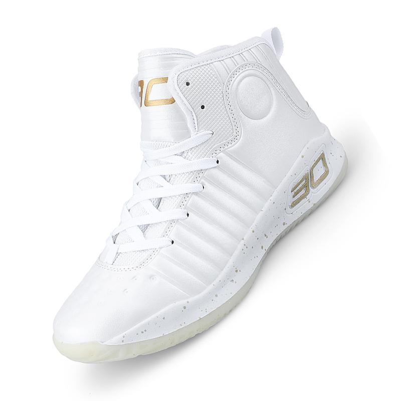

Унисекс, большие размеры 36-45, высокие баскетбольные кроссовки, кроссовки на нескользящей резиновой подошве, молодежные баскетбольные кроссовки 36 белый/золотой