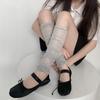 Girls Ruffles Knee Socks Y2K Lolita Long Socks Women Leg Warmers Stockings Thin Breathable Foot Cover Arm Sleeves Sun Protection